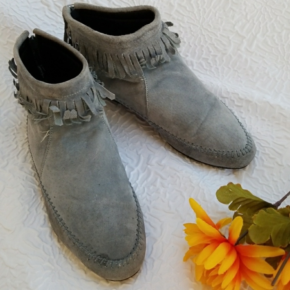 Comfortview faux suede booties